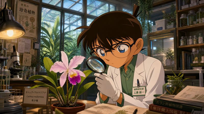 麻豆视频植物视频-珍稀兰花观察记录